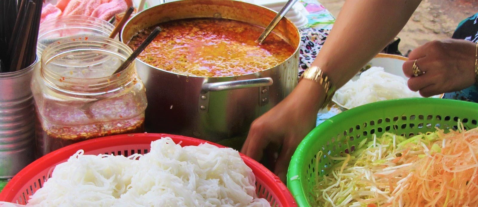 Bún kèn noodle soup, Phu Quoc Island, Vietnam