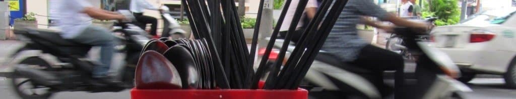 Street eating in Saigon