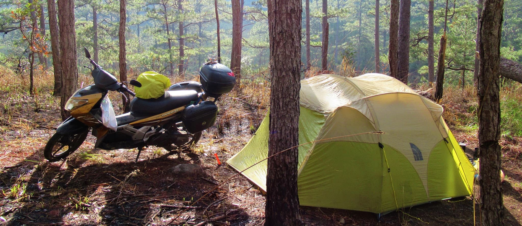 Wild camping in Dalat, Vietnam