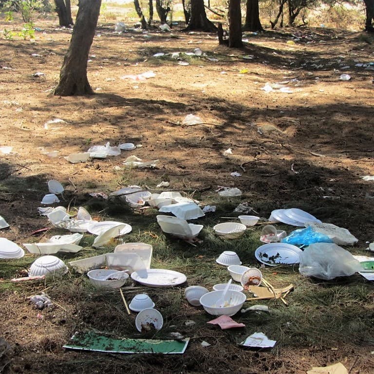 Trash in Vietnam's beauty spots