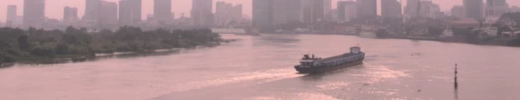 The Saigon River, Vietnam