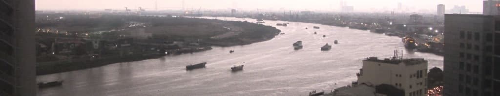 The Saigon River, Vietnam
