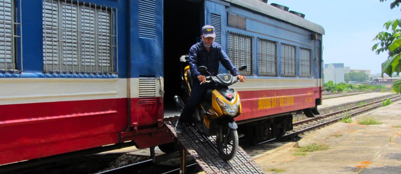 How to Send a Motorbike on a Train in Vietnam
