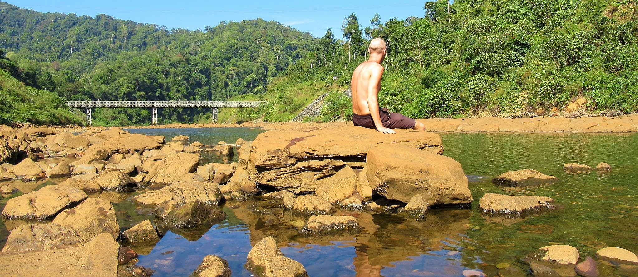 Camping during Tet Lunar New Year, 2018, Vietnam